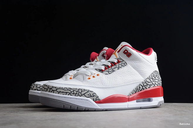 Cheap BK red ct8532-126 retro 3 jordan cardinal 1124